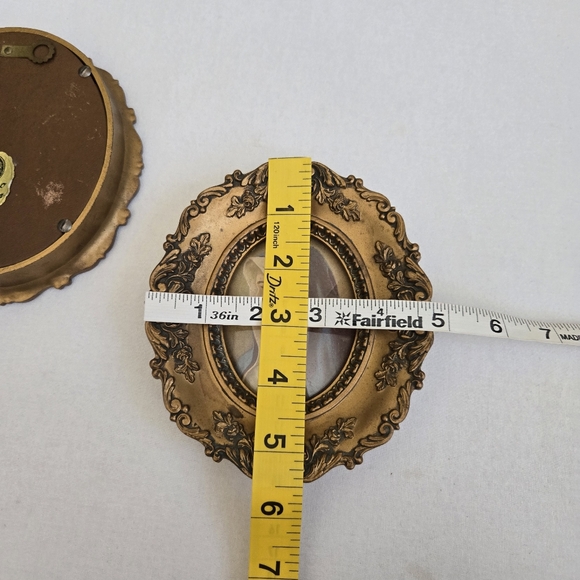 Cameo Creations Framed Jesus Mary Religious Portraits Ornate Oval Wall Art Vtg - Picture 7 of 7